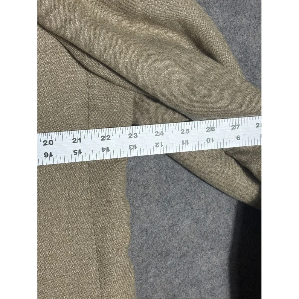 Jos. A. Bank Mens 46 Regular Linen Wool Blend Blazer Sport Coat Taupe Tan Burke